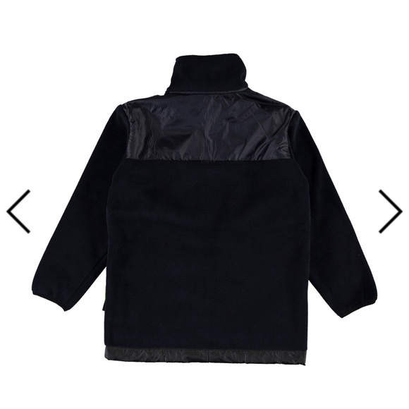 Molo Black and Neon Green Kids Jacket - Picture 2 of 8